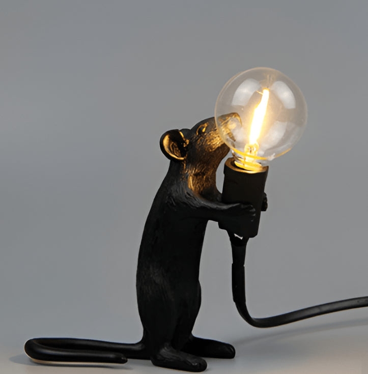 Postmodern Resin Animal Rat/Mouse Small Mouse table light LED