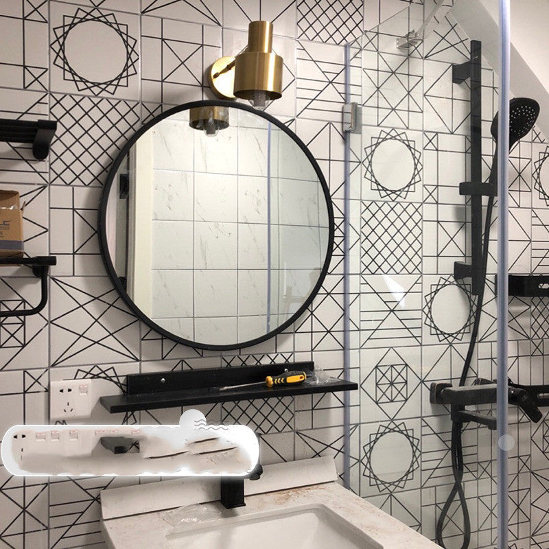 Round Metal Decorative Mirror