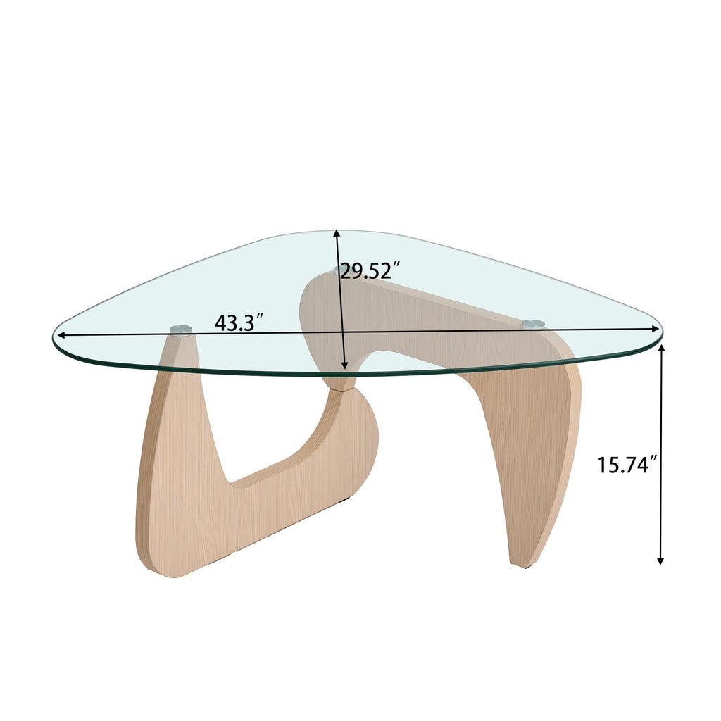Small Glass Farmhouse Coffee Table