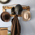 The Trail Boss: 9-Space Wall-Mounted Heritage Coat Rack