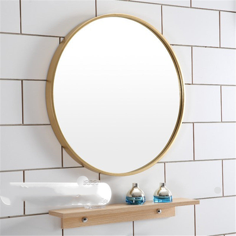 Round Metal Decorative Mirror