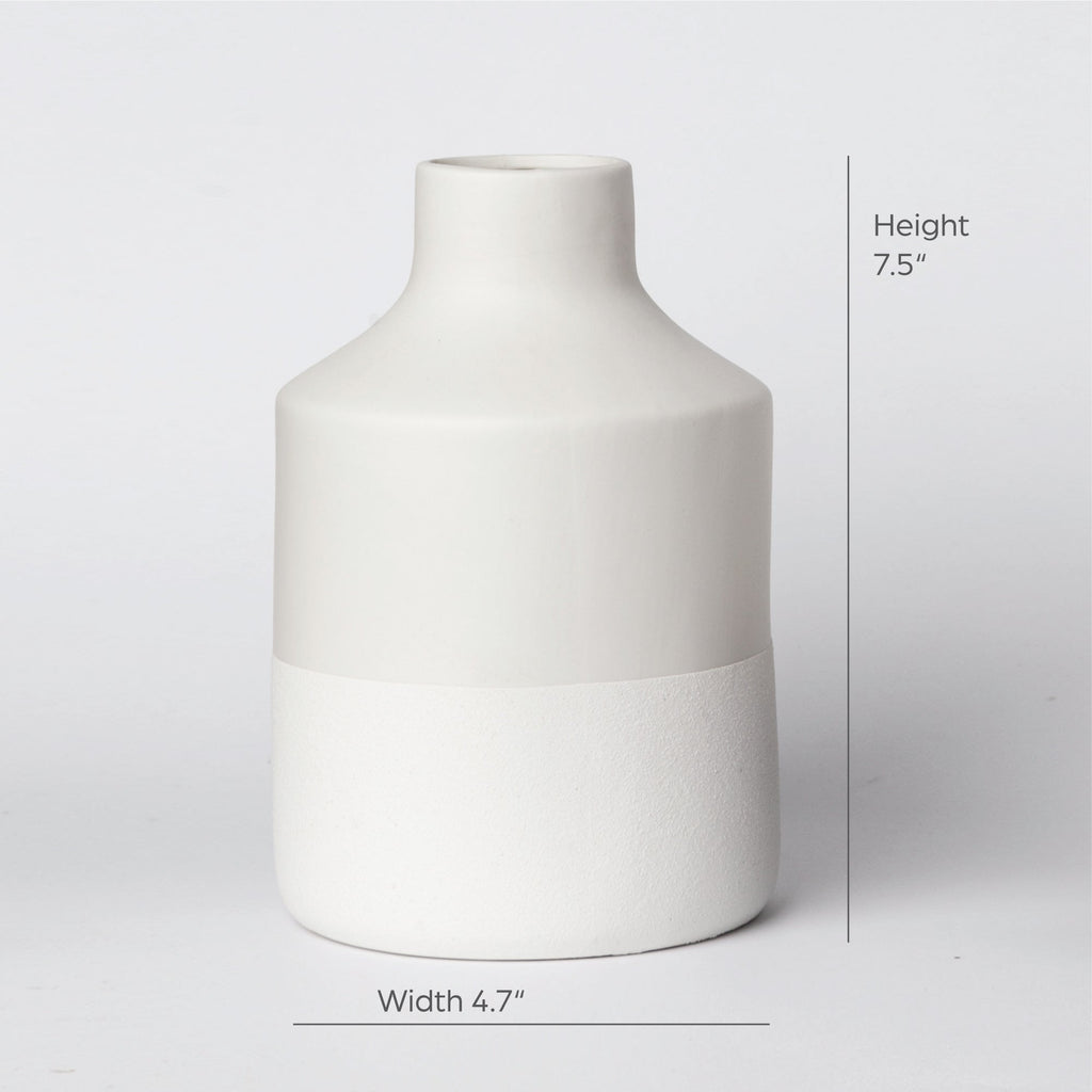 Minimalist Ceramic Vase | Matte Finish Home Decor