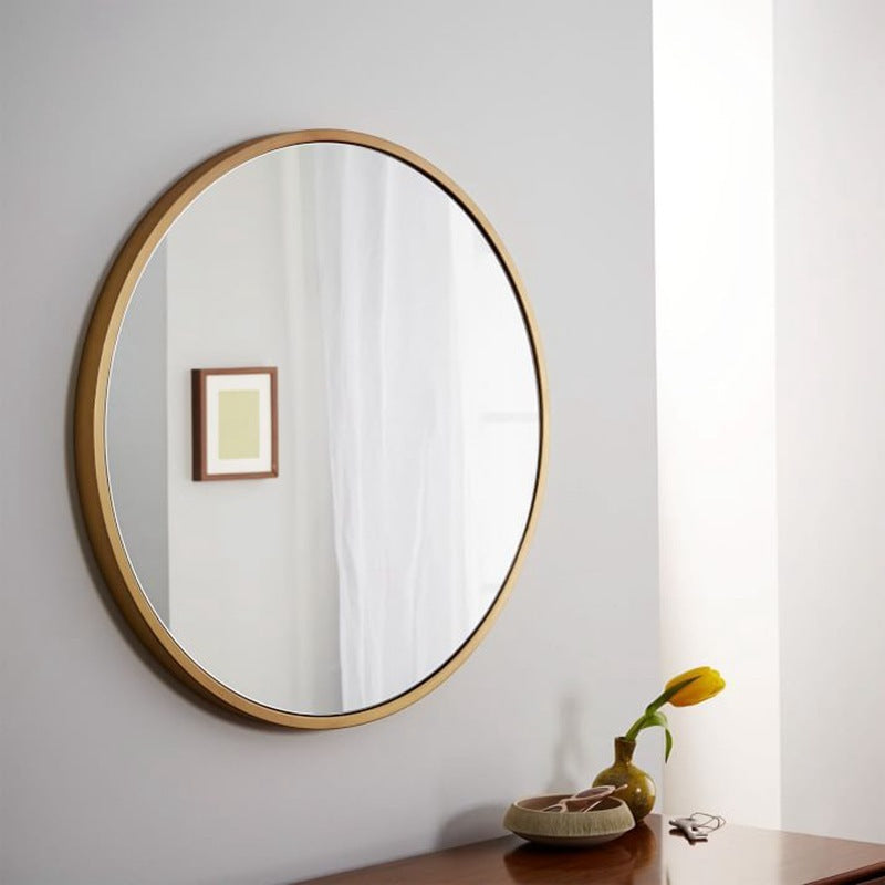Round Metal Decorative Mirror