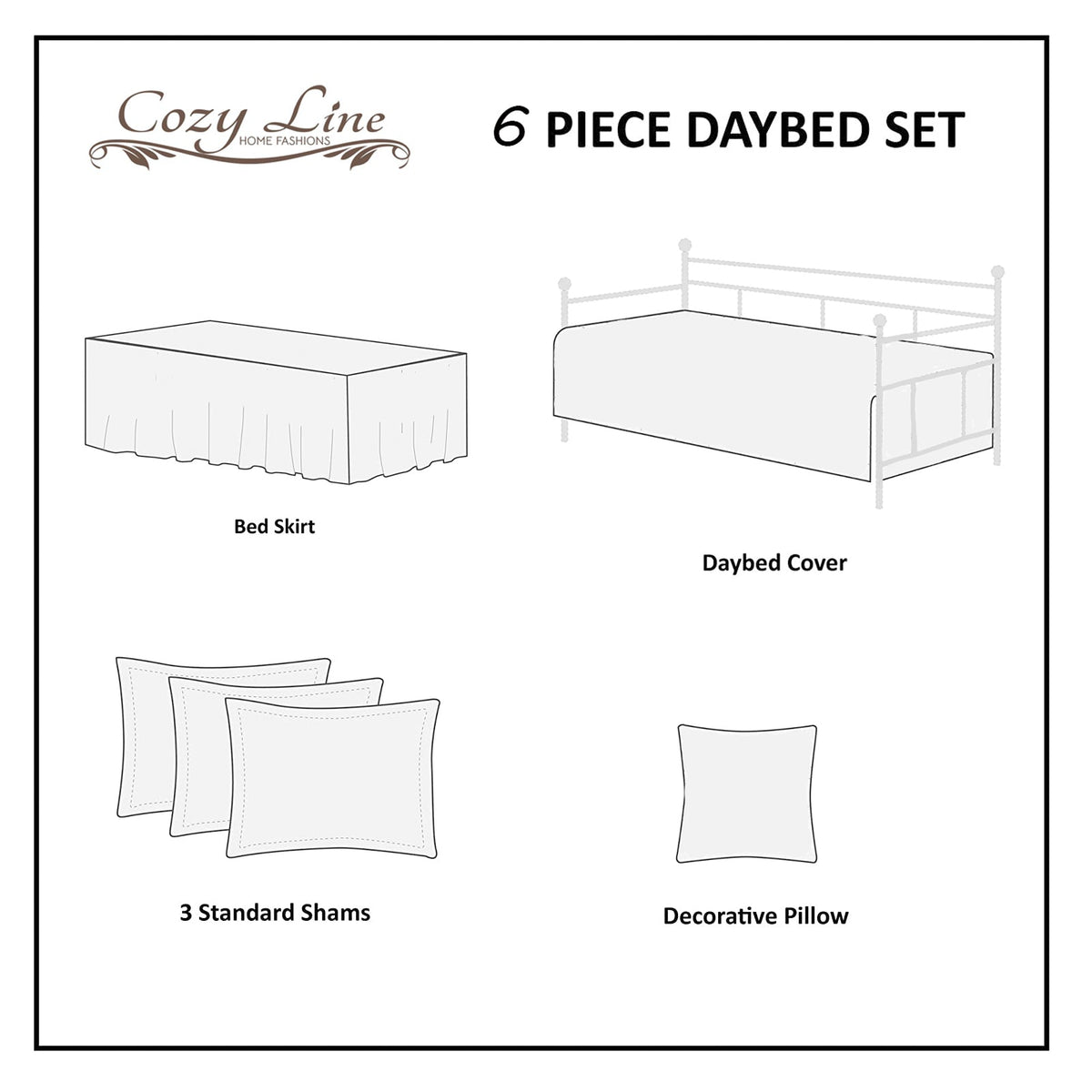 Serenity Ivory Victorian Medallion Cotton Reversible Quilt Set