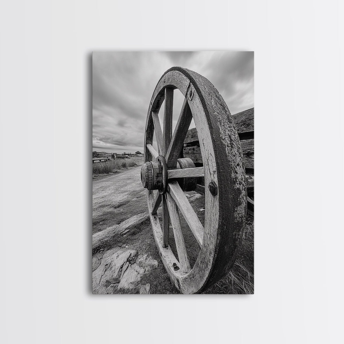 Rustic Wagon Wheel, Rustic Wall Art