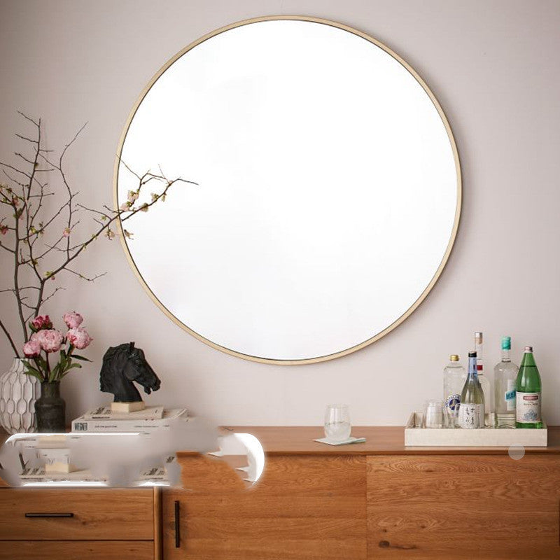 Round Metal Decorative Mirror