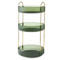 3 Tier Rotating Makeup Organizer – 360° Spinning Cosmetic Storage Tray