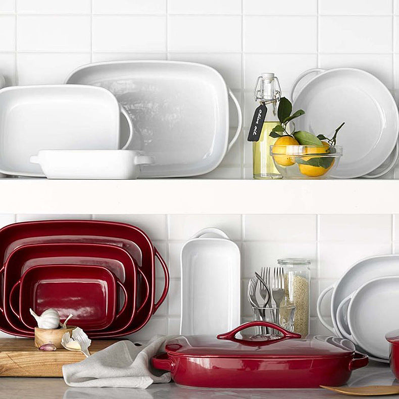 Elliptical creative ceramics. Serving Set