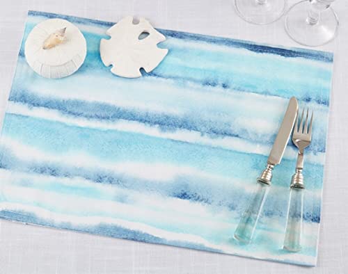 Fennco Styles Soft Watercolor Design Table Runner 16 x 70 Inch