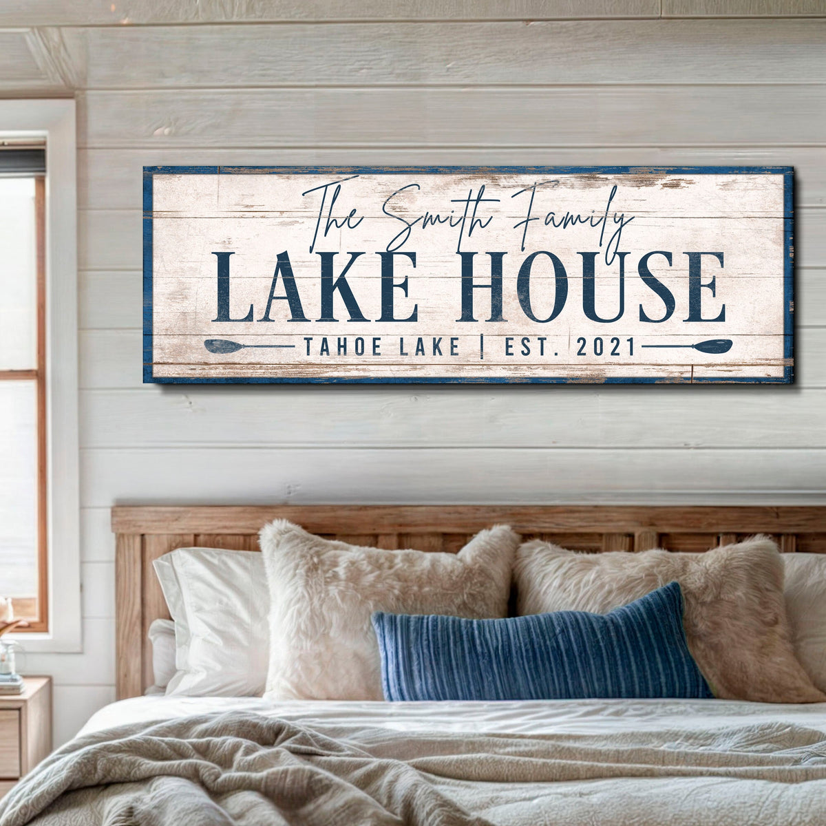 Personalized Lake House Sign V