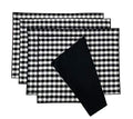 Fennco Styles Handmade Reversible Checkered Border Design Table Runner - Check Table Cover for Home, Dining Table, Banquet and Special Occasion