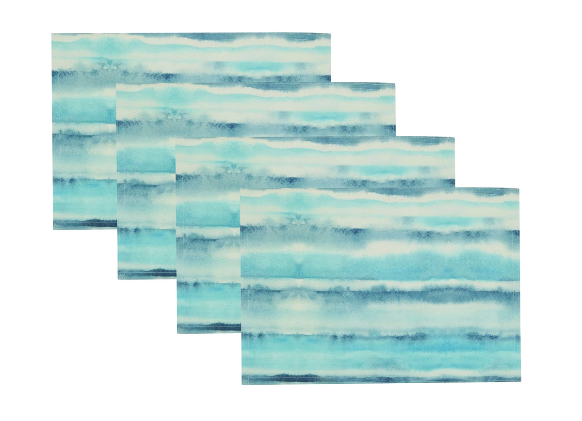 Fennco Styles Soft Watercolor Design Table Runner 16 x 70 Inch