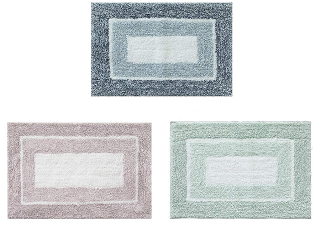 Fennco Styles Geometric Ultra Soft Shag Area Rug Indoor Plush Mat 16 x 24 Inch Floor Mat for Living Room, Kids Room, Bathroom and Bedroom Décor