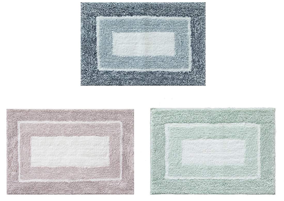 Fennco Styles Geometric Ultra Soft Shag Area Rug Indoor Plush Mat 16 x 24 Inch Floor Mat for Living Room, Kids Room, Bathroom and Bedroom Décor