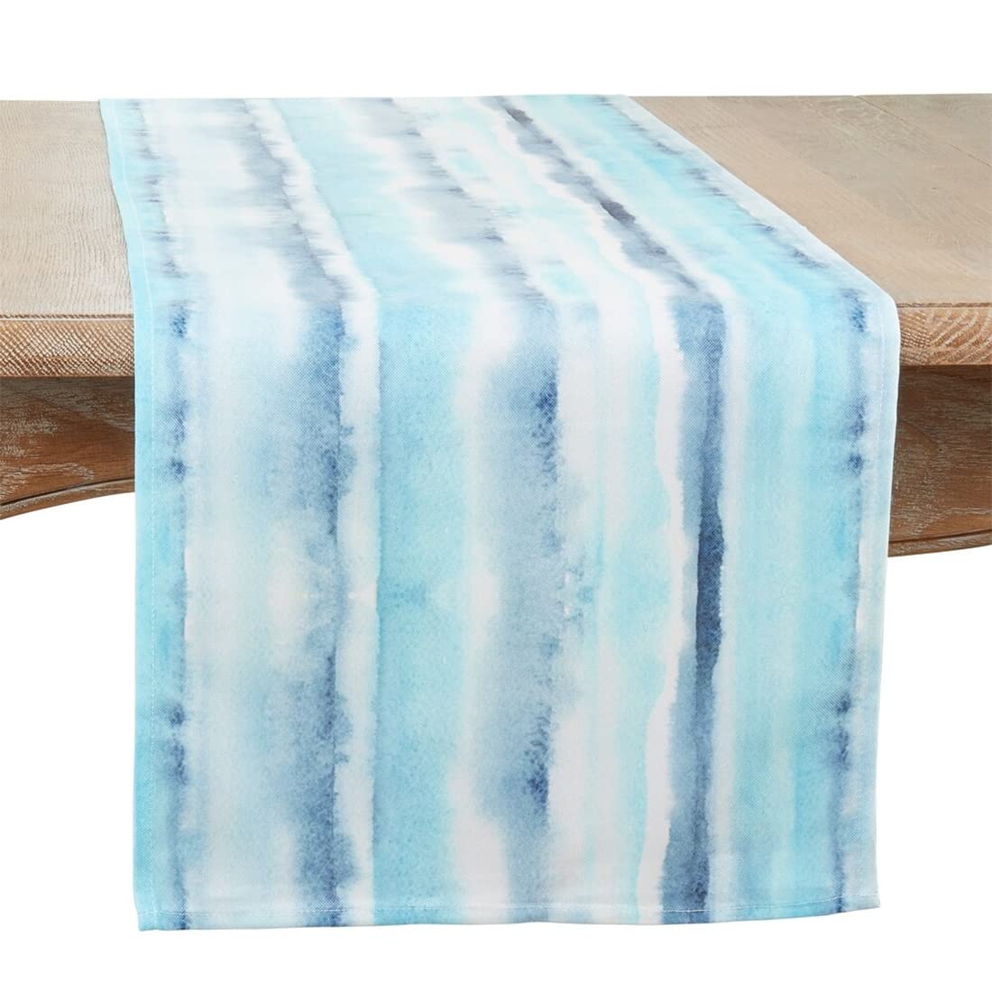 Fennco Styles Soft Watercolor Design Table Runner 16 x 70 Inch