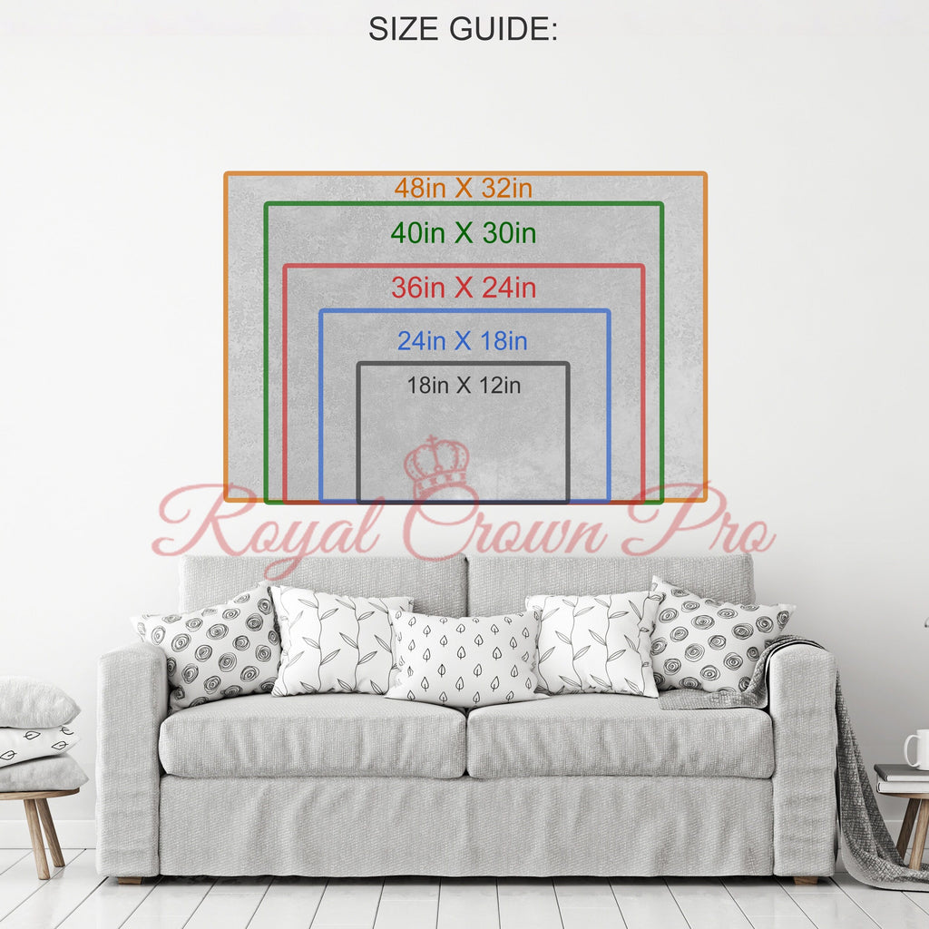 Highland Cows Canvas Wall Art, Scottish Highlanders, Rustic Wall Decor