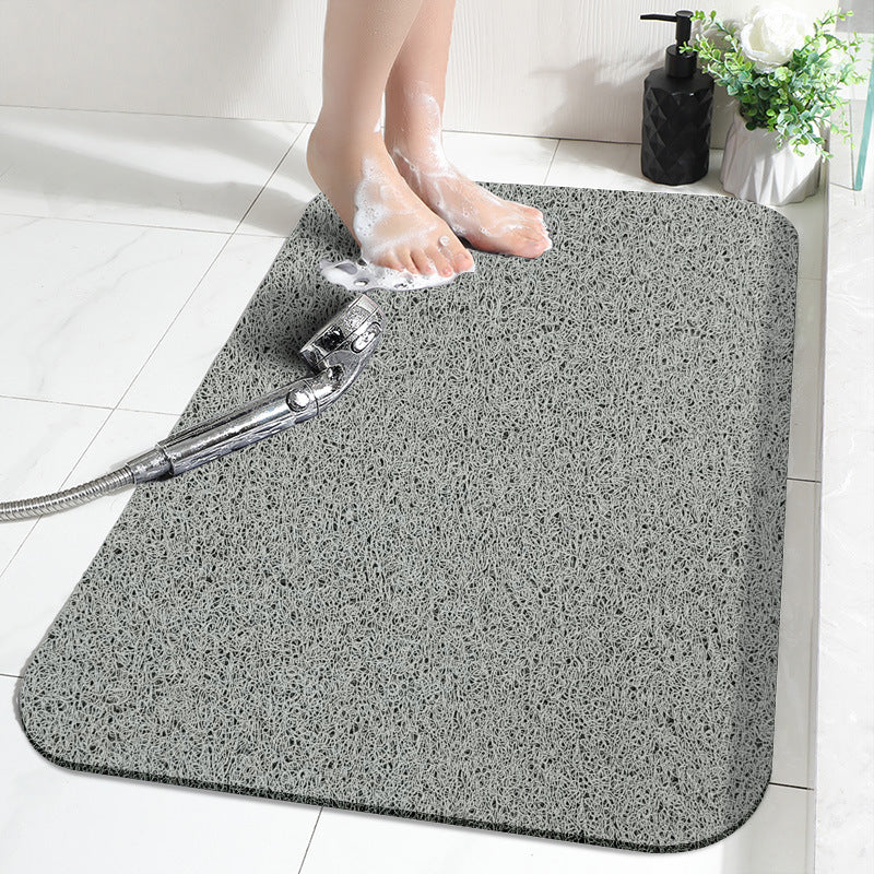 Home Bathroom Bath Shower Foot Scrub Silk Mat