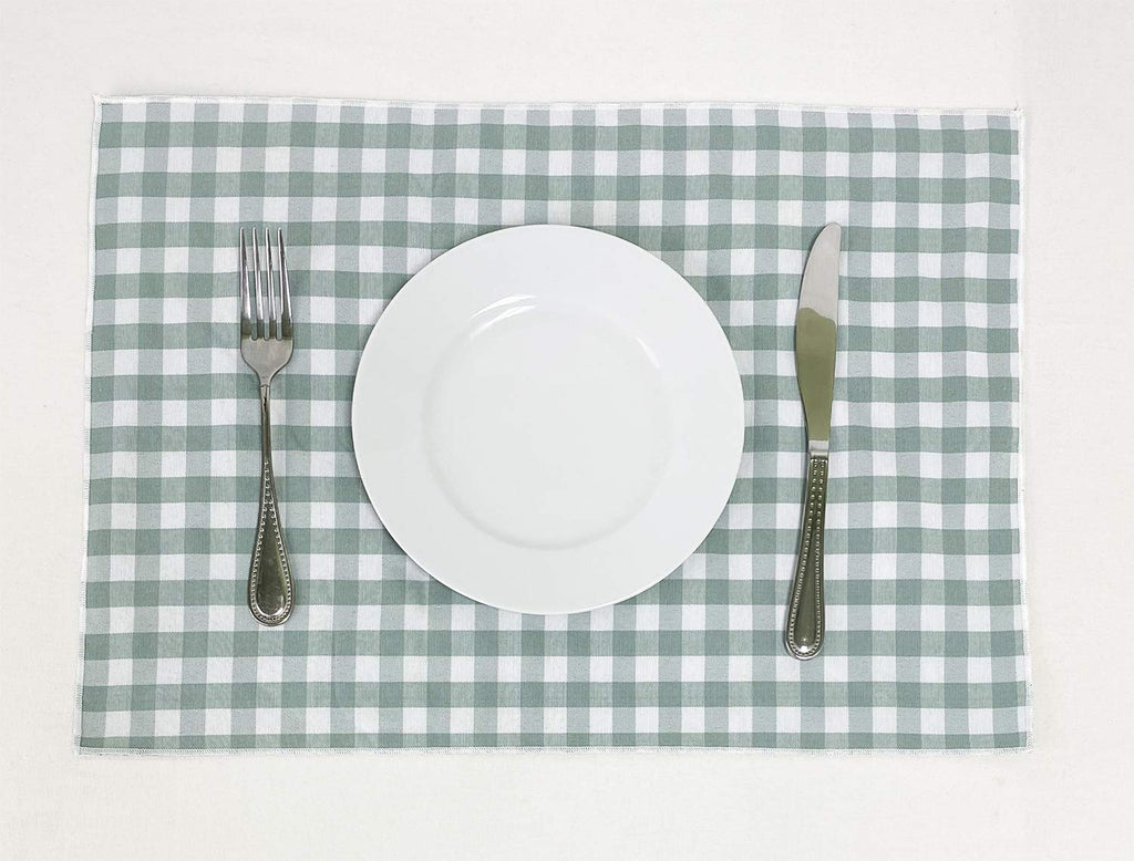 Fennco Styles Handmade Reversible Checkered Border Design Table Runner - Check Table Cover for Home, Dining Table, Banquet and Special Occasion