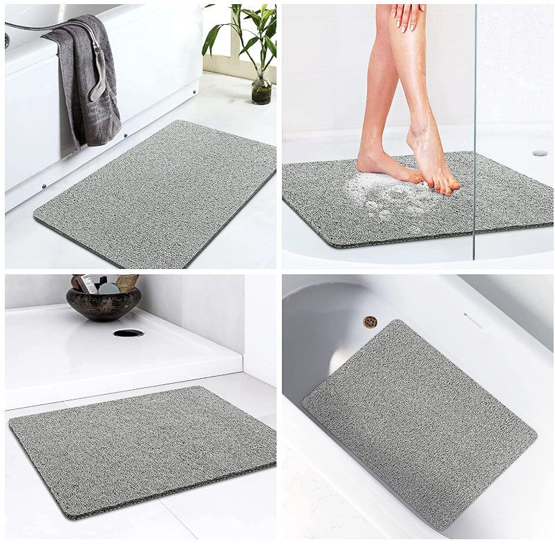 Home Bathroom Bath Shower Foot Scrub Silk Mat