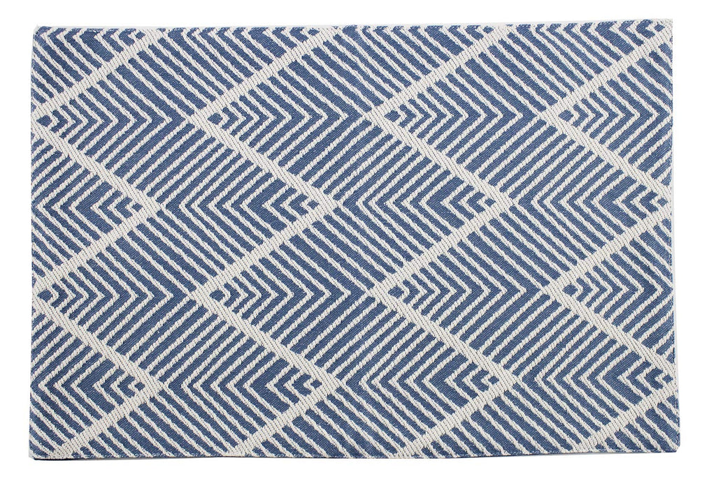 Fennco Styles Contemporary Chevron Tassel Cotton Blend 14 x 71 Inch Table Runner