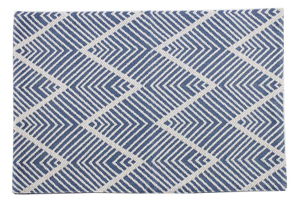 Fennco Styles Contemporary Chevron Tassel Cotton Blend 14 x 71 Inch Table Runner