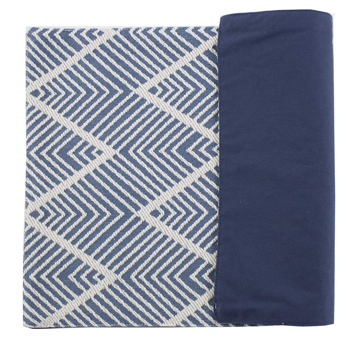 Fennco Styles Contemporary Chevron Tassel Cotton Blend 14 x 71 Inch Table Runner
