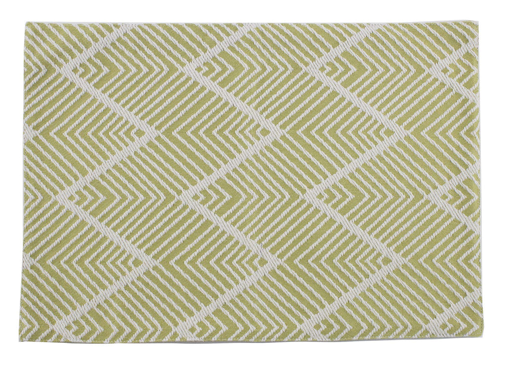 Fennco Styles Contemporary Chevron Tassel Cotton Blend 14 x 71 Inch Table Runner