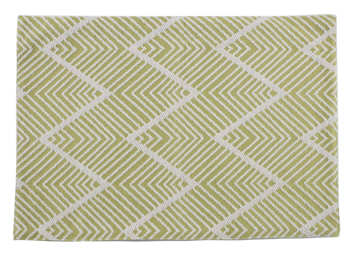 Fennco Styles Contemporary Chevron Tassel Cotton Blend 14 x 71 Inch Table Runner
