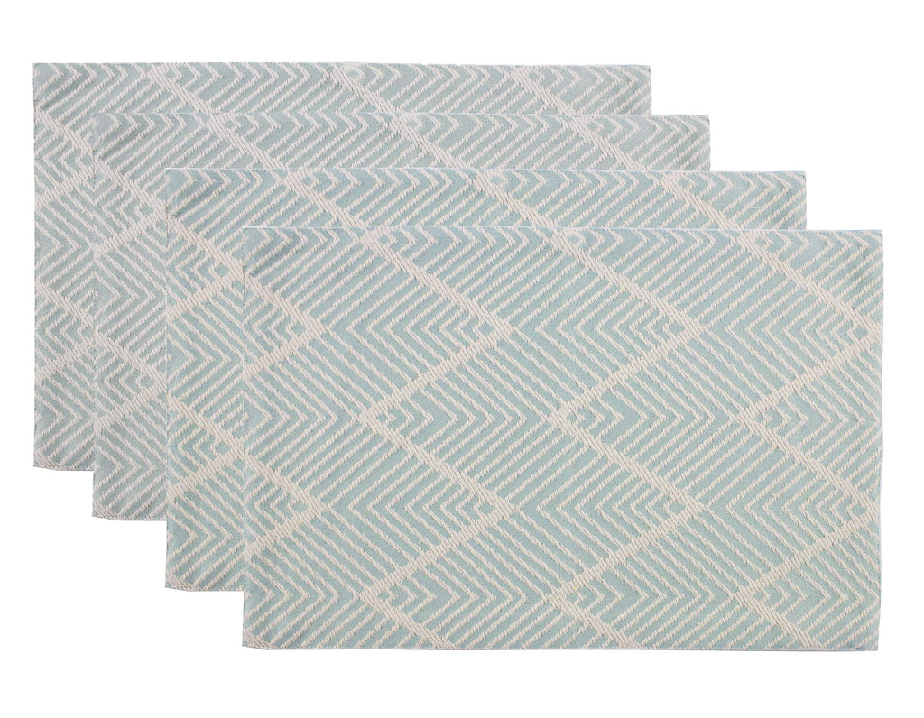 Fennco Styles Contemporary Chevron Tassel Cotton Blend 14 x 71 Inch Table Runner