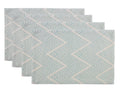Fennco Styles Contemporary Chevron Tassel Cotton Blend 14 x 71 Inch Table Runner