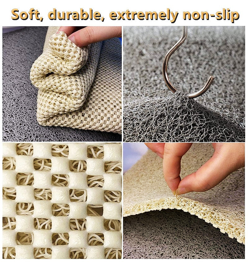 Home Bathroom Bath Shower Foot Scrub Silk Mat