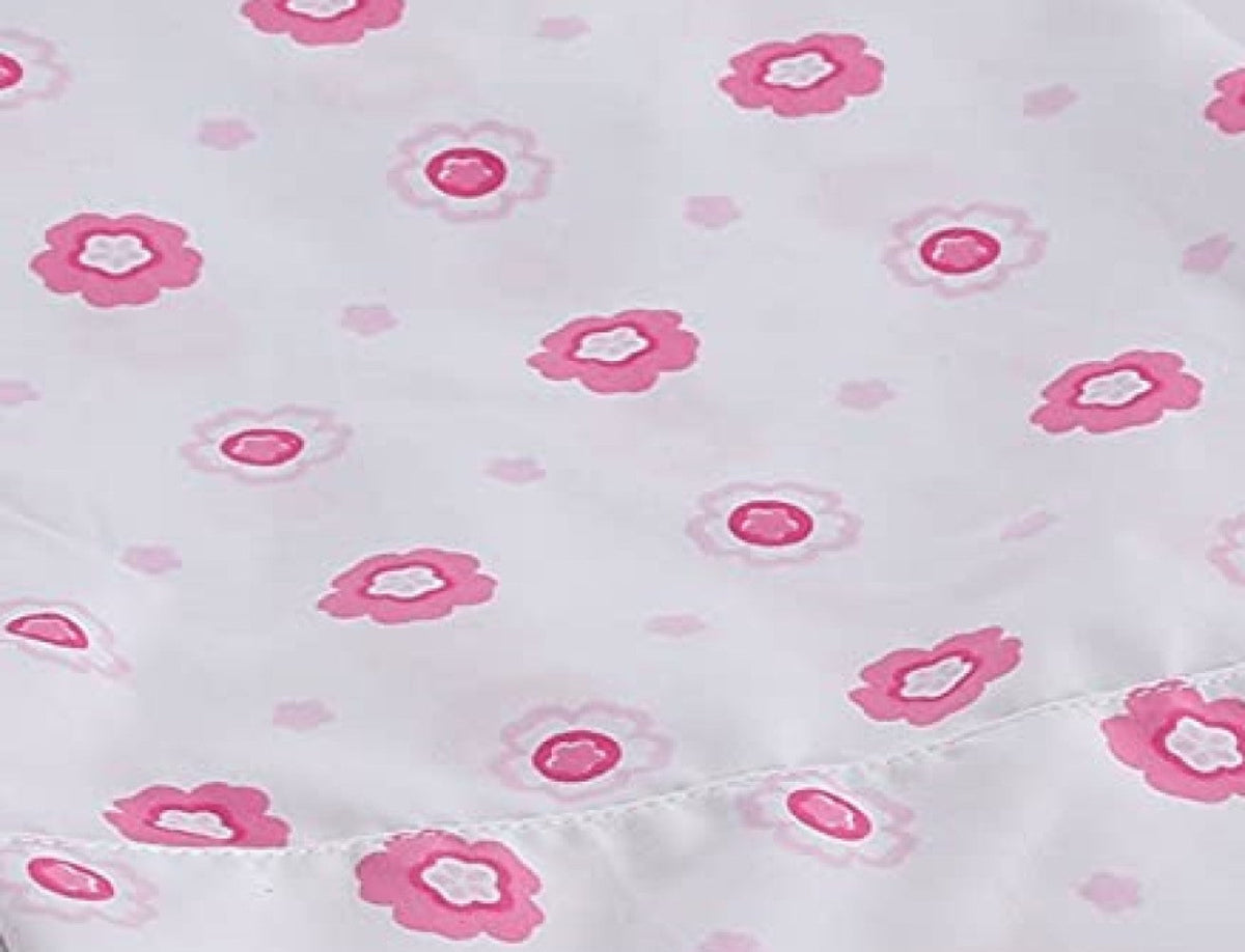 Greta Floral Pink Dot Bedding Sheet Set