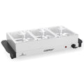 Electric Buffet Server Food Warmer with 3 Removable Trays