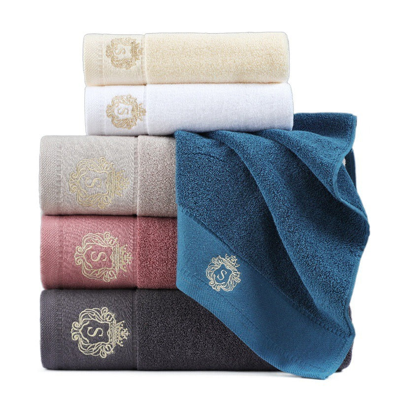 Towel Set Of Pure Cotton Towel Bath Towel Three-Piece Gift Set.