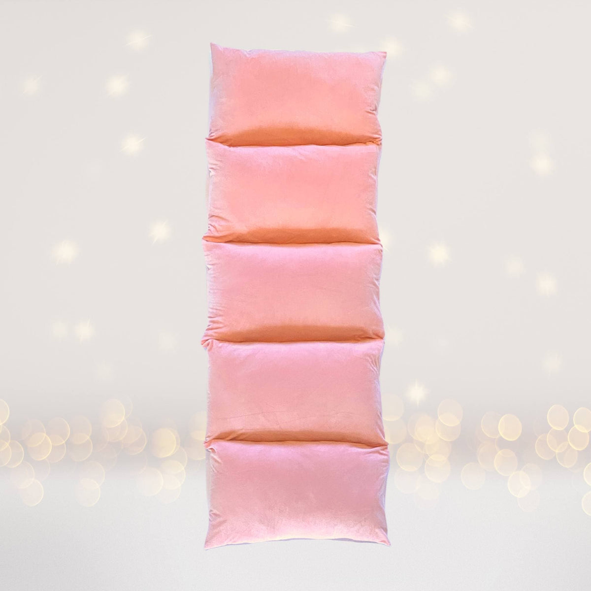 Baby Pink Pillow Bed, Kids Floor Lounger, Glamping Party Bed