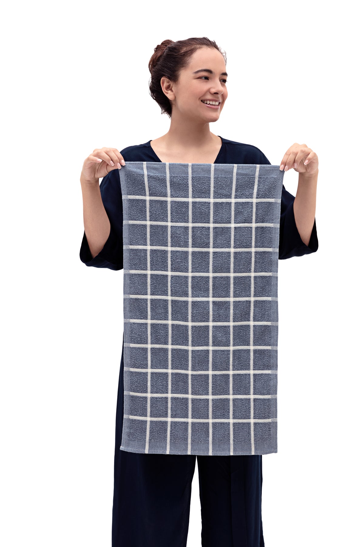 Blue Kitchen Towels / Terry Cloth - Set of 4