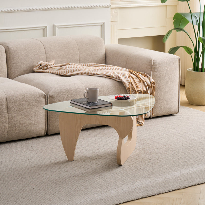 Small Glass Farmhouse Coffee Table