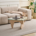 Small Glass Farmhouse Coffee Table