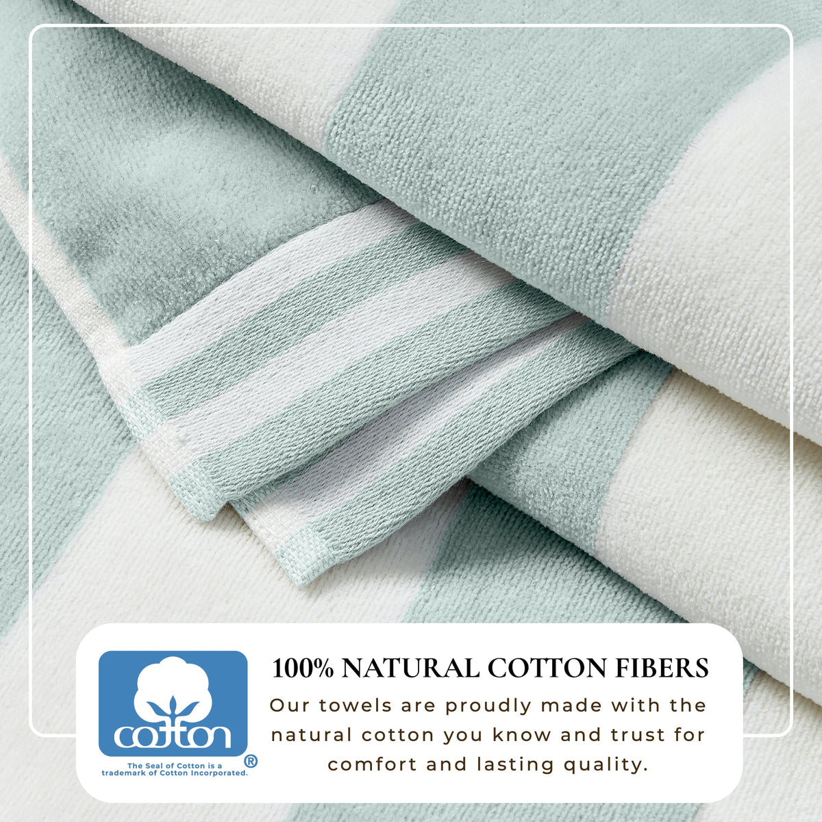 Striped Cabana Beach Towel - Edgartown Collection