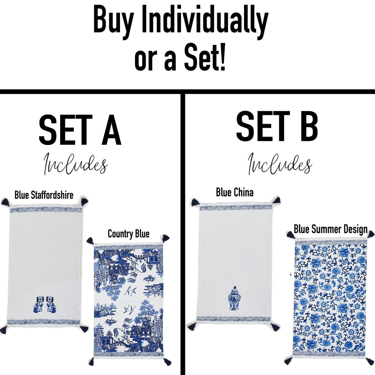 Chinoiserie Tea Towels
