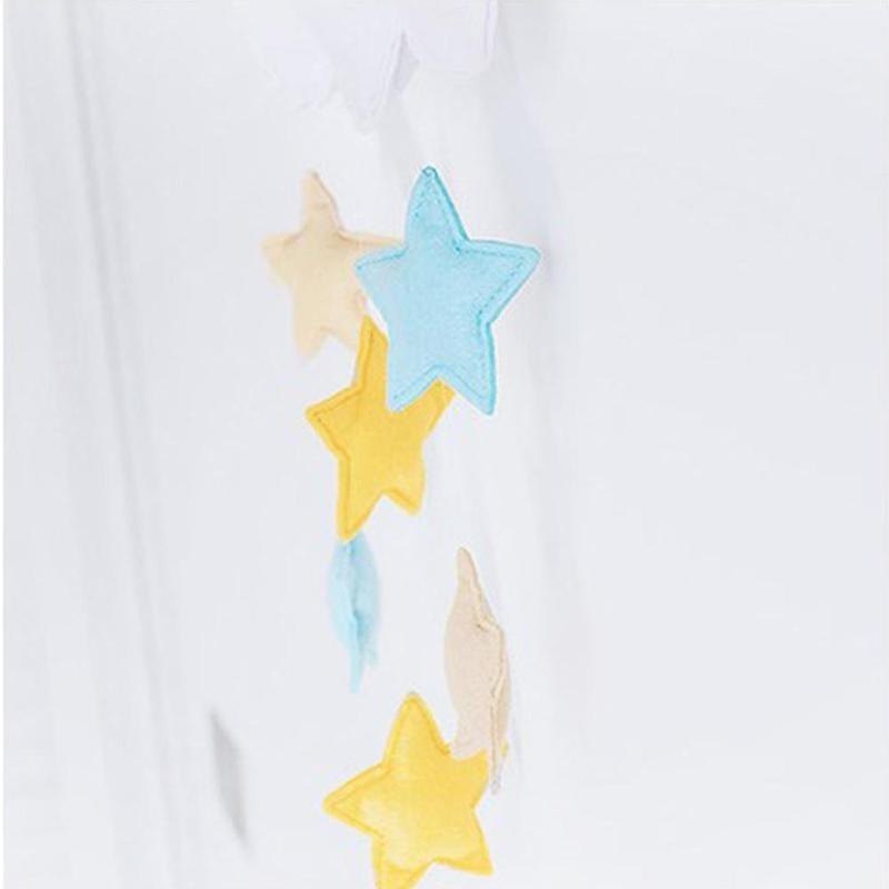 Wind Chimes Handmade Cloud Felt Love Pendant Hanging Heart Decor Girls Wind Chime Nursery Decoration