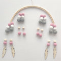 Wooden Beads Crib Mobile With Wood Balls