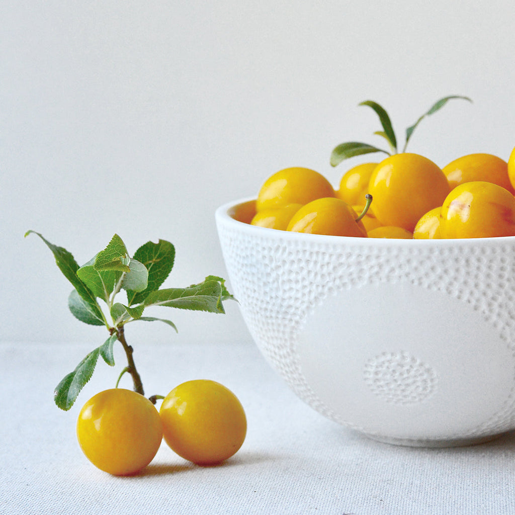Textured Ceramic Serving Bowls - Set of 3